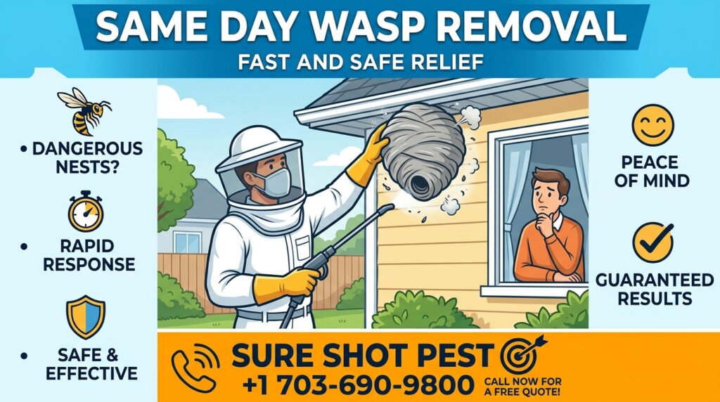 Same Day Wasp Removal 