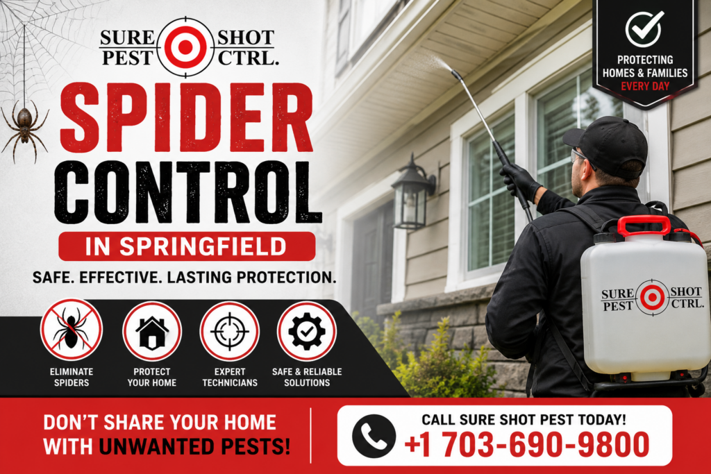 Spider Control in Springfield