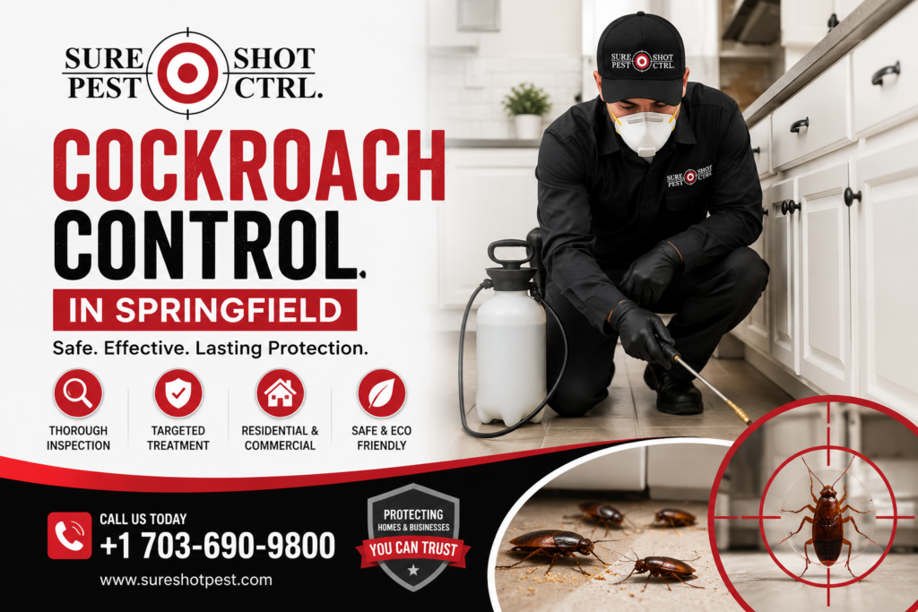 Cockroach Control in Springfield
