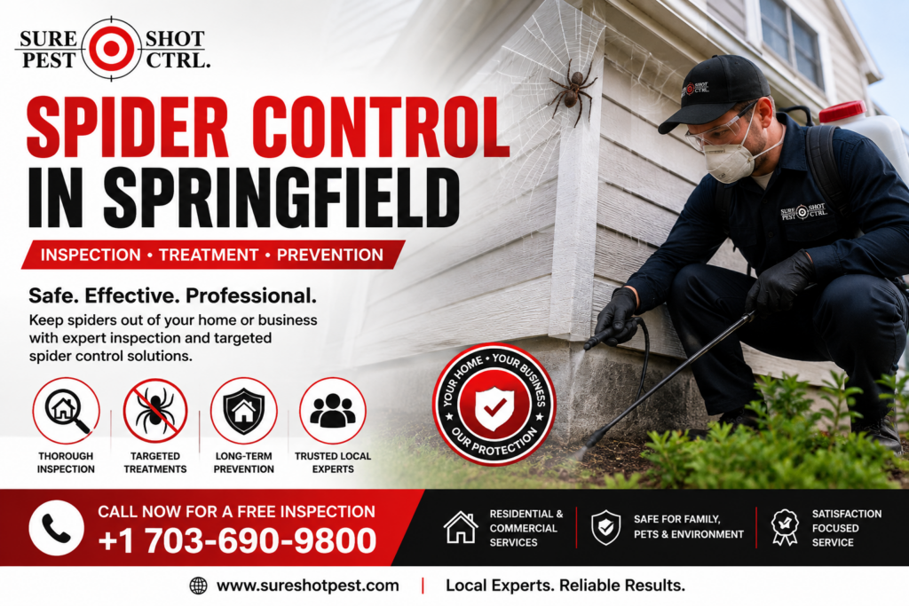 Spider Control in Springfield